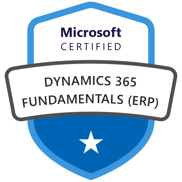 Microsoft Dynamics 365 Fundamentals ERP (MB-920)